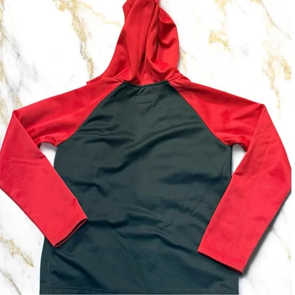 Jordan Nike Like New Boys Medium Red and Black Jacket - Picture 4 of 5